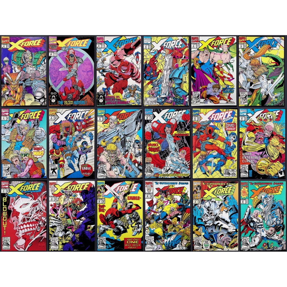 X-Force #1-18‎ #20-25 24x Comic Book Lot Deadpool Cable Fatal Attractions Marvel
